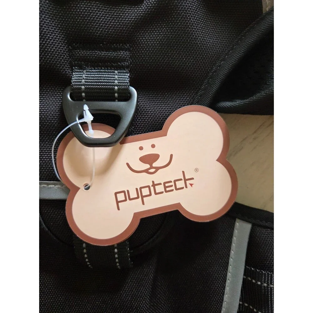 Pupteck No Pull Dog Harness Vest - Black XL